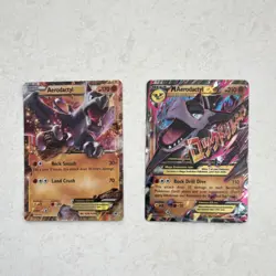 Pokemon Aerodactyl & M Aerodactyl EX XY Set Foil & Regular 2 Card Lot English - Image 1