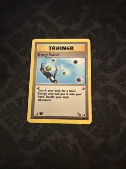 Pokemon Card 1st Edition Fossil Set Energy Search 59/62 D1 - Image 1