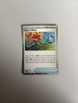 Ogre's Mask 159/167 Cosmos Promo Holo Uncommon Pokemon Twilight Masquerade NM - Image 1