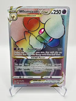 Whimsicott VSTAR (Secret) 175/172 Swsh09: Brilliant Stars Holo Pokemon Near Mint - Image 1