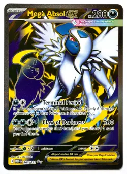 Mega Absol ex 161/132 - Pokemon TCG - Mega Evolution Ultra Rare Holo - M/NM - Image 1