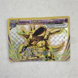 Pokemon Nidoking BREAK 46/108 Evolutions Rare Full Art Holo HP 180 Toxic Drill - Image 1