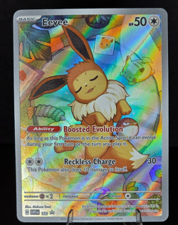Eevee SVP EN 173 Pokemon Scarlet & Violet Prismatic Evolutions Promo NM TCG - Image 1