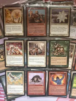 Vintage Magic The Gathering Binder Collection Card Lot MTG 1993-2003 - Image 2