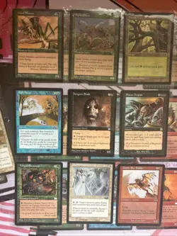 Vintage Magic The Gathering Binder Collection Card Lot MTG 1993-2003 - Image 5