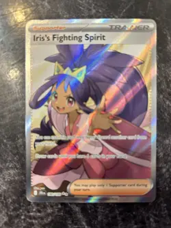Pokemon Iris's Fighting Spirit Full Art Holo Sv09 180/159 Ultra Rare - Image 1