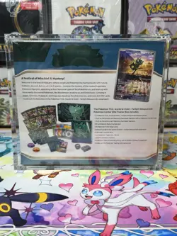 Twilight Masquerade Pokemon Center Exclusive SEALED Elite Trainer Box W/ Acrylic - Image 2