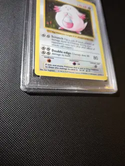 Chansey Pokemon Game 3/102 Base Set (Shadowless) Holo - PSA 7 - Image 3