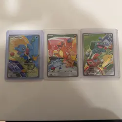 Pokemon TCG First Partner Illustration Collection Series 1 Kanto GEN 1 Starters - Image 1