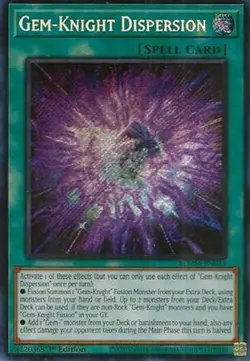 Yugioh - Gem-Knight Dispersion (Secret Rare) (1st Edition) - BLMM-EN023 (P) - Image 1