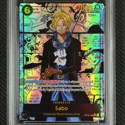 Sabo OP13-120 PSA 10 English Manga Alternate Art Carrying On His Will One Piece - Image 5