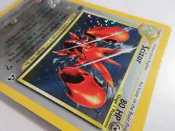 Scizor Holo 10/75 1st Edition Neo Discovery Pokemon Card LP - Image 3