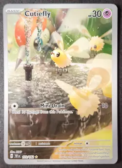 Cutiefly 172/162 Sv05: Temporal Forces Holo Illustration Rare Pokemon Card TCG - Image 1