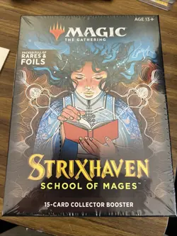 Magic The Gathering STRIXHAVEN School of Mages 15-Card Collector Booster Box 630509958610 - Image 1