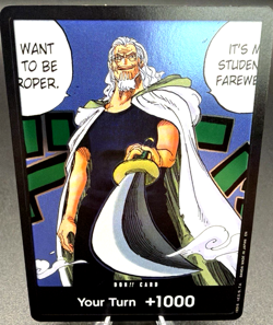 Foil One Piece CG 5 Silvers Raleigh DON Card Legacy of the Master Alt Art - Image 1