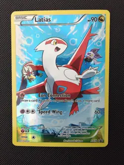 Pokemon Promo Card Latias XY78, Lightly Played Condition - Image 1