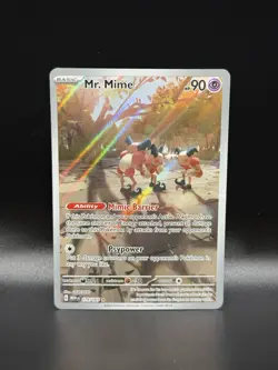 Mr. Mime - 179/165 - Pokemon 151 Illustration Rare Card NM - Image 1