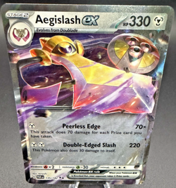 Aegislash ex 135/182 SV04: Paradox Rift Double Rare Pokemon Card - Image 1