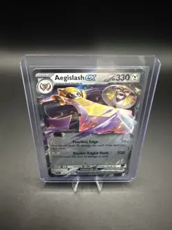 Aegislash ex 135/182 SV04: Paradox Rift Double Rare Pokemon Card - Image 3