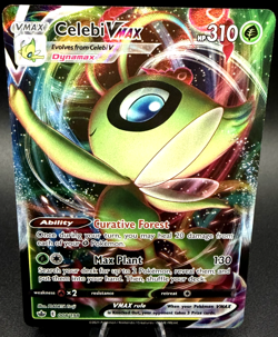 Celebi VMAX 008/198 Chilling Reign Pokemon TCG NM Ultra Rare Holo Full Art Card - Image 1