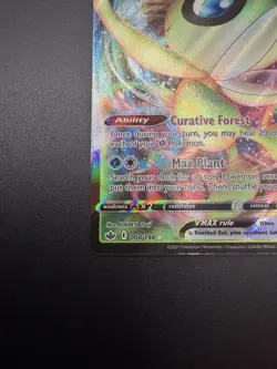 Celebi VMAX 008/198 Chilling Reign Pokemon TCG NM Ultra Rare Holo Full Art Card - Image 4