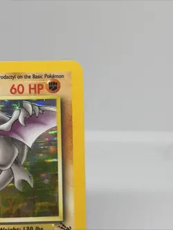 1999 Pokemon Card Fossil Aerodactyl #1/62 Rare Holo WOTC - Image 3