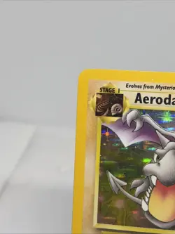 1999 Pokemon Card Fossil Aerodactyl #1/62 Rare Holo WOTC - Image 4