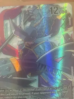 Digimon Card Game Time Stranger Neptunemon BT24-030 SR Alternate Art NM - Image 4