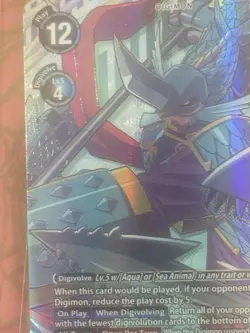 Digimon Card Game Time Stranger Neptunemon BT24-030 SR Alternate Art NM - Image 5