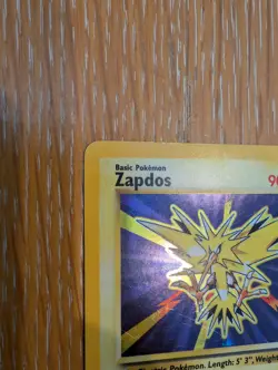 Pokemon TCG Zapdos Base Set Holo Unlimited Rare Card 16/102 LP Condition - Image 3