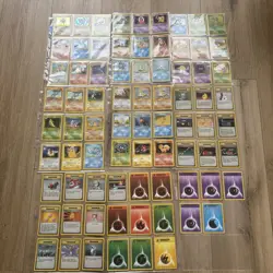 Pokemon 1999 Base Set Unlimited WOTC Incomplete set 77 cards Machamp holo - Image 1