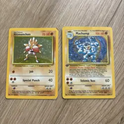 Pokemon 1999 Base Set Unlimited WOTC Incomplete set 77 cards Machamp holo - Image 2