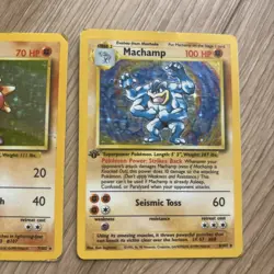 Pokemon 1999 Base Set Unlimited WOTC Incomplete set 77 cards Machamp holo - Image 4