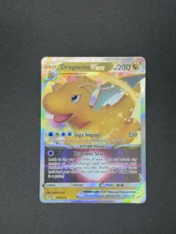 Pokemon TCG Dragonite VSTAR Half Art Card 50/78 Ultra Rare - Image 1