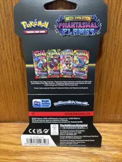 Pokemon Phantasmal Flames Booster Pack With 10 Cards, 1 Basic Energy & More - Image 2