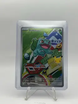 Pokemon Bulbasaur First Partner Illustration Promo Card 037 MEP 2026 Leech Seed - Image 1