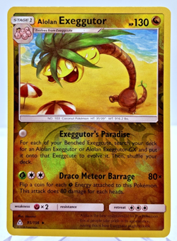 Alolan Exeggutor 95/156 Ultra Prism Rare Reverse Holo | Pokemon Card | NEAR MINT - Image 1