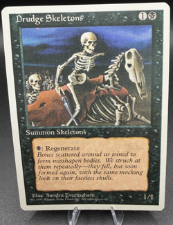 Drudge Skeletons - 4th Edition - MTG Magic the Gathering - LP/NM - Vintage 1995 - Image 1