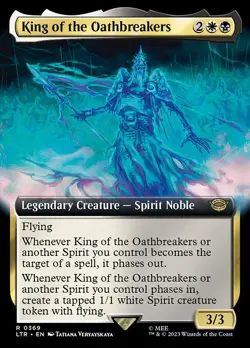 MTG KING OF THE OATHBREAKERS 369 EXC - RE DEGLI SPERGIURI - LTR X EN - MAGIC - Image 1