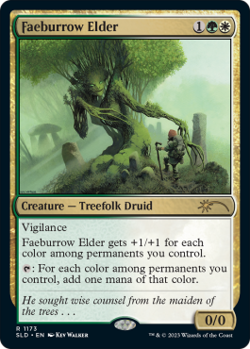 Magic MTG - Faeburrow Elder - Secret Lair - MINT/NMINT - EN - Image 1