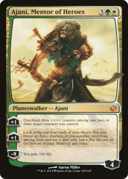 Magic MTG - Ajani, mentor de heros - Incursion dans Nyx - EXC - FR - Image 1