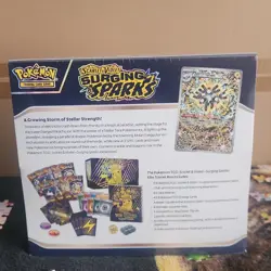 Pokemon TCG Scarlet & Violet Surging Sparks Elite Trainer Box Pikachu Magneton - Image 2