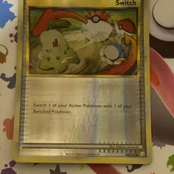 Pokemon Switch Reverse Holofoil 102/123 Uncommon HeartGold SoulSilver - Image 2