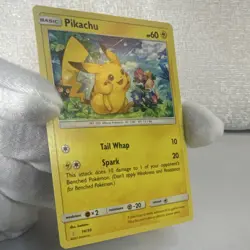 Pokemon Pikachu 14/30 Sun & Moon Trainer Kit Basic 60HP Common Regular Lightning - Image 3