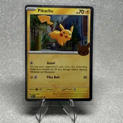 Pokemon Pikachu Halloween STAMPED Holo Basic 018/091 PAF English - Image 1
