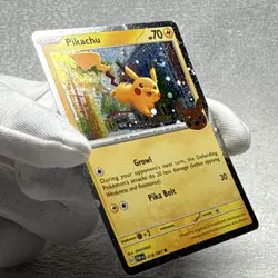 Pokemon Pikachu Halloween STAMPED Holo Basic 018/091 PAF English - Image 3