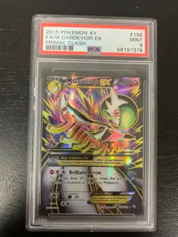 2015 Pokemon Xy Primal Clash M Gardevoir EX Fa Primal Clash PSA 9 #156 - Image 1