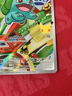 Pokemon Bulbasaur - 037 - First Partner Illustration Rare Promo NM - Image 3