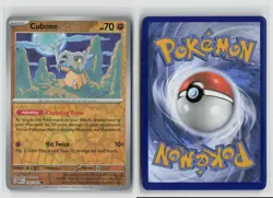 Cubone #104/165 Sv Scarlet & Violet 151 Reverse Holo Pokemon TCG NM - Image 3
