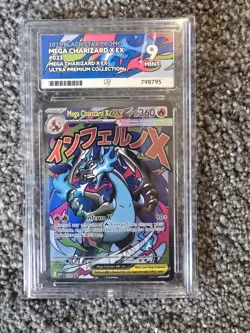 Pokemon TCG - Mega Charizard X Ex 023 UPC Black Star Promo Ace 9 Grade - Image 2